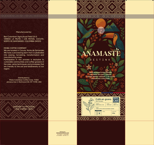 ANAMASTE DESTINO EXCELSO - Café de Especialidad 350g